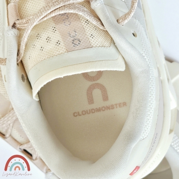 New! On Cloudmonster Sneakers in Moon Fawn - Picture 11 of 16
